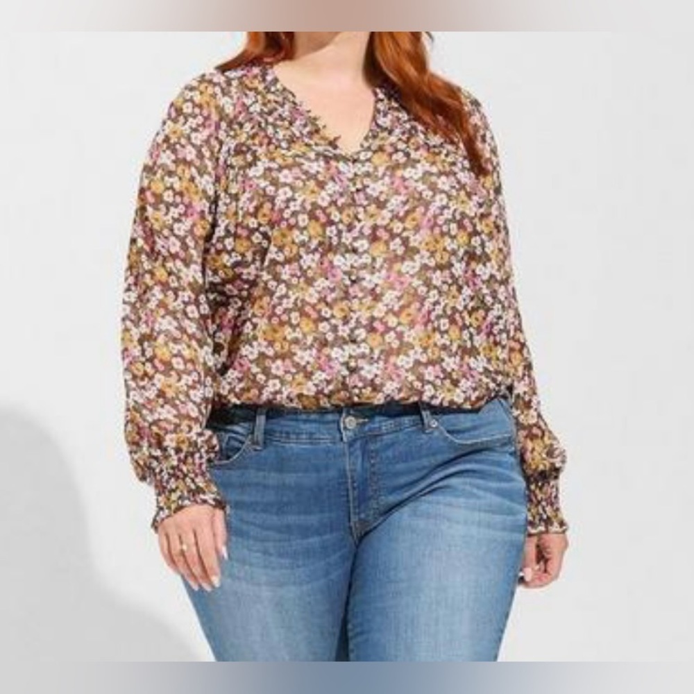 NWT‎ TORRID Women's Plus Size Crinkle Chiffon
Smo… - image 2